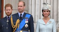 Prinz Harry (l.) soll Prinz William und Prinzessin Kate mit einer Aussage über ihre Kinder sehr verärgert haben.