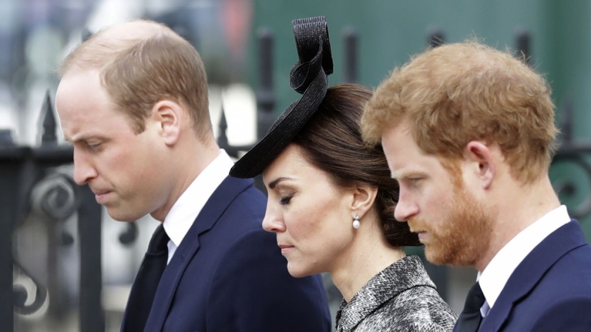 Bei der Krönung von König Charles wieder vereint: Prinz Harry, Prinzessin Kate und Prinz William. (Foto)