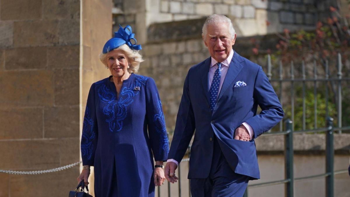 König Charles III. und Gemahlin Camilla sollen sich wegen des Budgets für die Krönung streiten. (Foto)