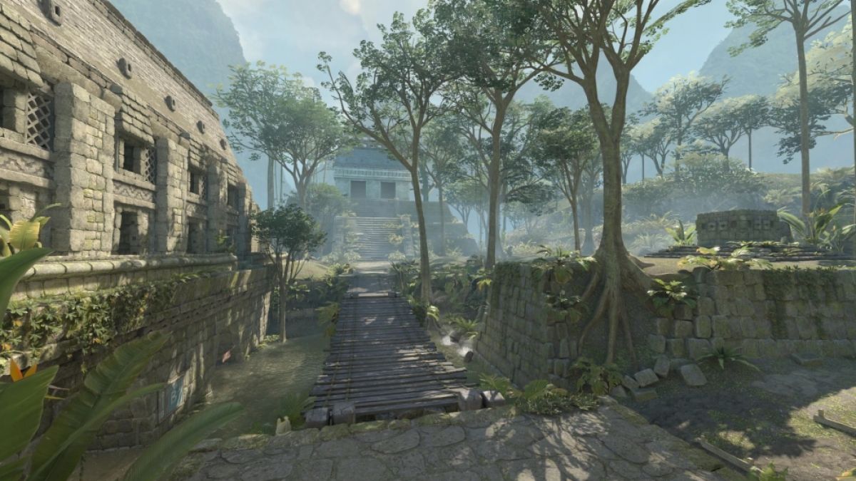 Die CS:GO-Map Ancient stellt eine antike Ruinenstadt irgendwo im mittelamerikanischen Urwald dar. (Foto)