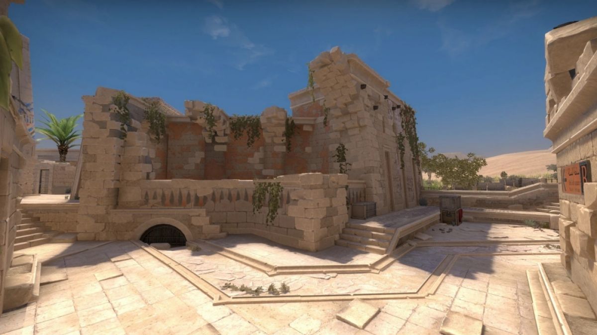 Die CS:GO-Karte Anubis spielt in einem ägyptischen Tempelkomplex und bietet den Spielern viele taktische Möglichkeiten. (Foto)