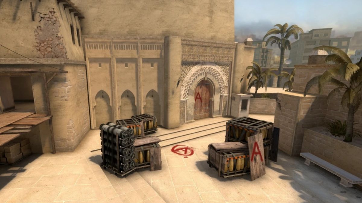 Das Setting der CS:GO-Map Mirage versetzt die Spieler in eine von Nordafrika inspirierte Umgebung mit einem Mix aus modernen Stadthäusern, Basaren und Ruinen. (Foto)