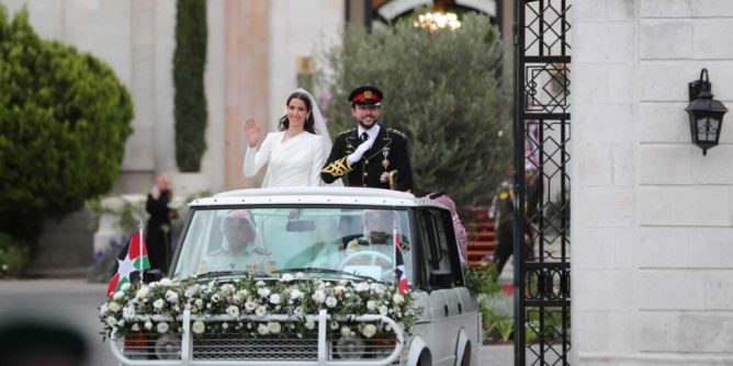 Kronprinzen-Hochzeit in Jordanien