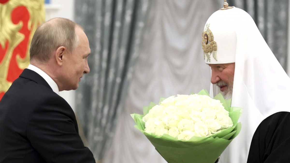 Patriarch Kirill, Oberhaupt der russisch-orthodoxen Kirche, gehört zu den lautstärksten Befürwortern des Putin-Krieges. (Foto)