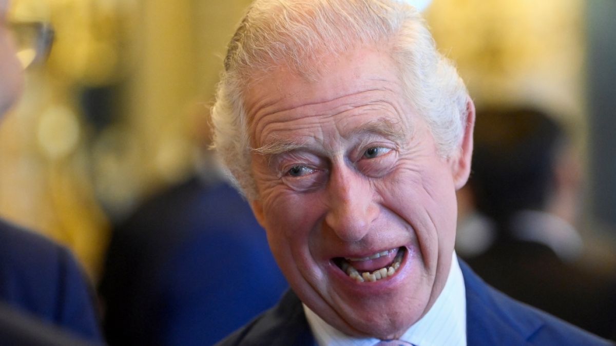 König Charles III. wird bisweilen von bleierner Müdigkeit übermannt - den Monarchen kann dann selbst in der rauschendsten Party nichts von einem Nickerchen abhalten. (Foto)