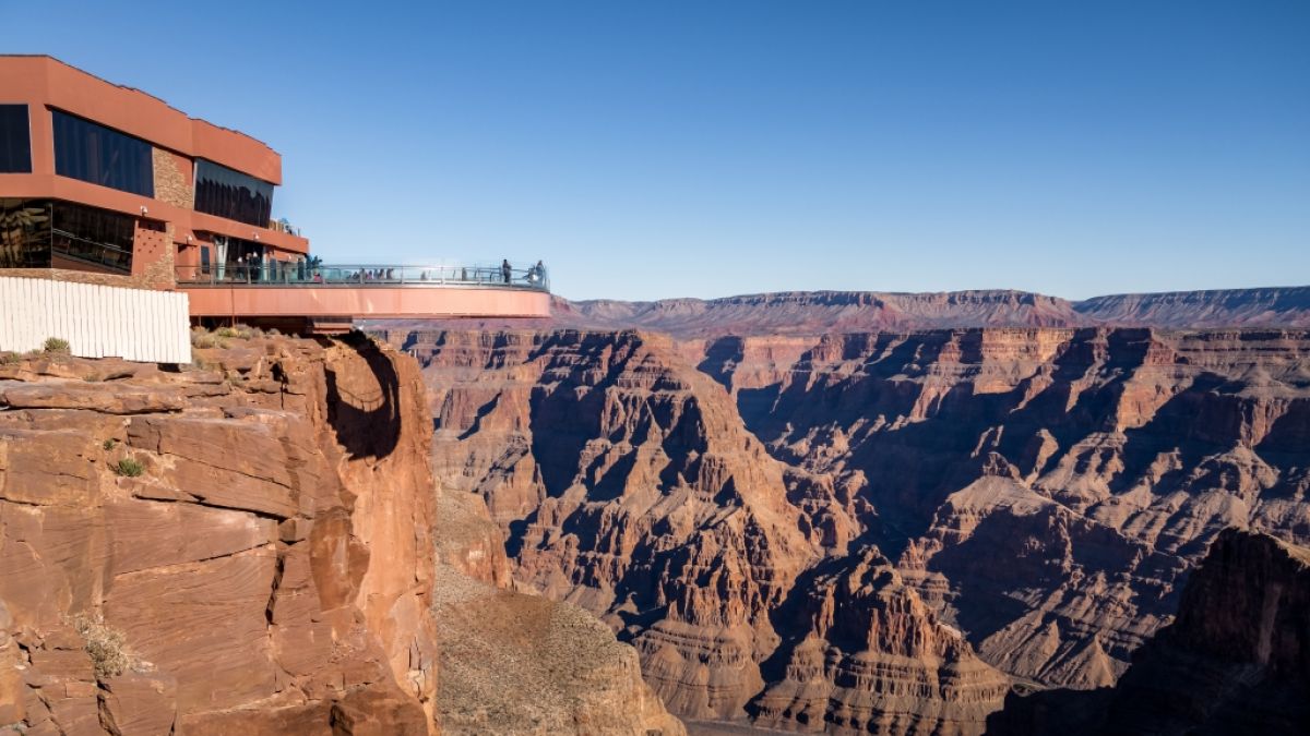 Ein Mann (33) stürzte vom Grand Canyon Skywalk in den Tod. (Foto)