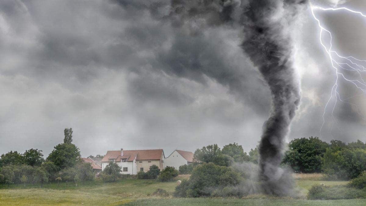 Ein Tornado fegte durch Rüsselsheim. (Foto)