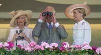 Beim Royal Ascot Pferderennen amüsierte sich König Charles III. prächtig - Königin Camilla staunte indes Bauklötze.