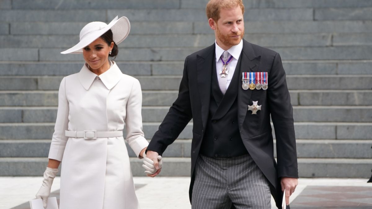 Prinz Harry ist aktuellen Royals-News zufolge felsenfest davon überzeugt, dass seine 1997 verstorbene Mutter Prinzessin Diana heute noch aus dem Jenseits zu seiner Ehefrau Meghan Markle spricht. (Foto)
