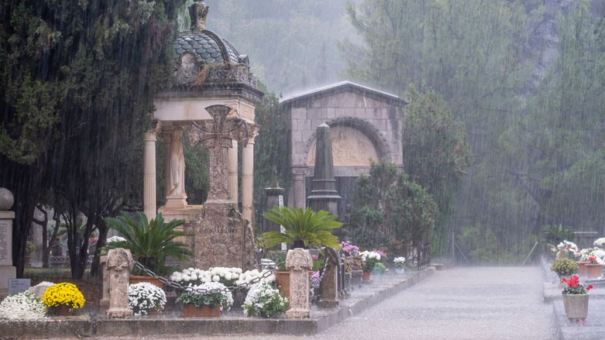 Regen auf Mallorca. (Foto)