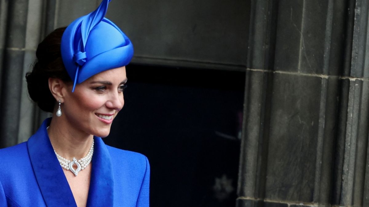 Prinzessin Kate hat allen Grund zum Strahlen: Die Ehefrau von Prinz William wird erneut Tante, ihre Schwägerin Alizee Thevenet erwartet Nachwuchs. (Foto)