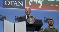 Joe Biden, Präsident der USA, bezeichnete Wolodymyr Selenskyj, Präsident der Ukraine, während des Nato-Gipfels versehentlich als 