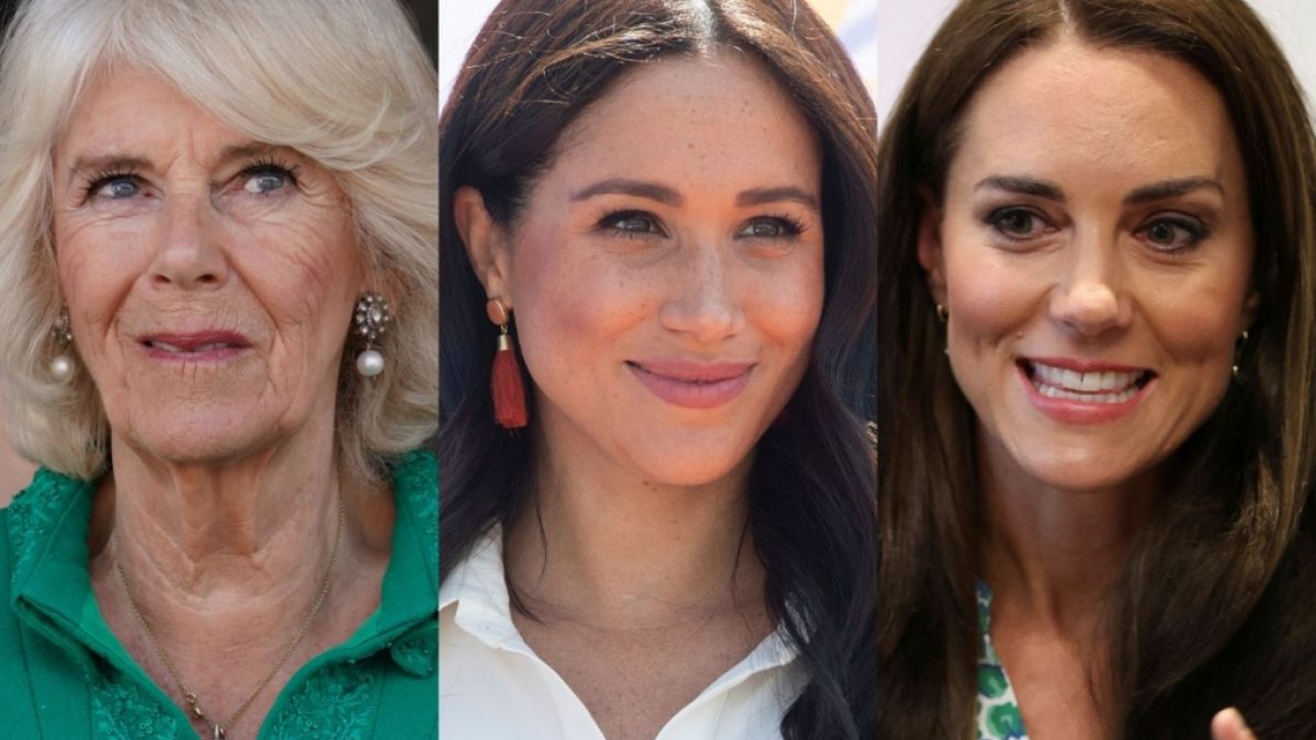 Sowohl Königin Camilla als auch Meghan Markle und Prinzessin Kate fanden sich dieser Tage in den Top-Schlagzeilen der Royals-News wieder. (Foto)