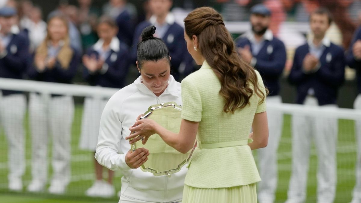 Prinzessin Kate tröstete Tennisspielerin Ons Jabeur nach ihrer Wimbledon-Niederlage. (Foto)