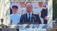 Fühlt sich Wladimir Putin (hier bei einer Rede vor der russischen Marine) inzwischen stärker als je zuvor?