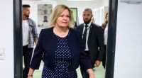 SPD-Innenministerin Nancy Faeser steht wegen neuen Abschiebe-Plänen für Clan-Mitglieder in der Kritik.