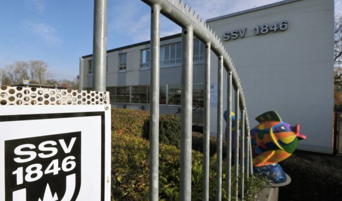 Die Geschäftsstelle des SSV Ulm 1846 Fußball. (Symbolbild)