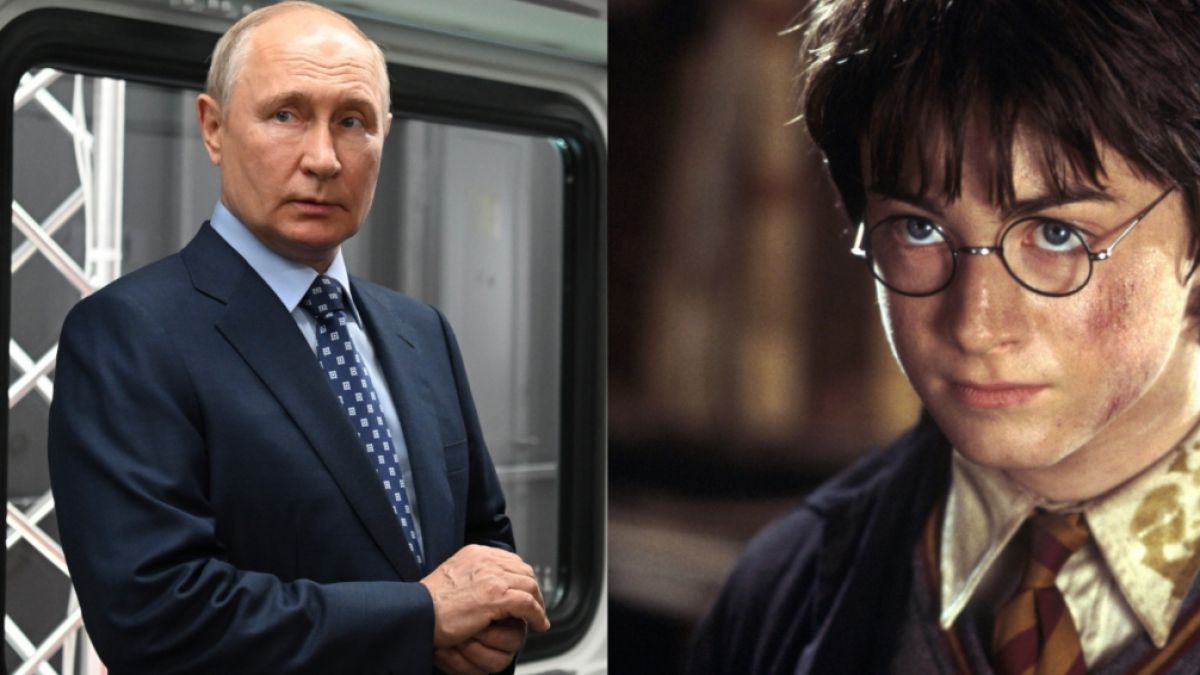 Hat sich Wladimir Putin (l.) bei neuer Ausstattung für seine Soldaten etwa von Harry Potter (r.) inspirieren lassen? (Foto)