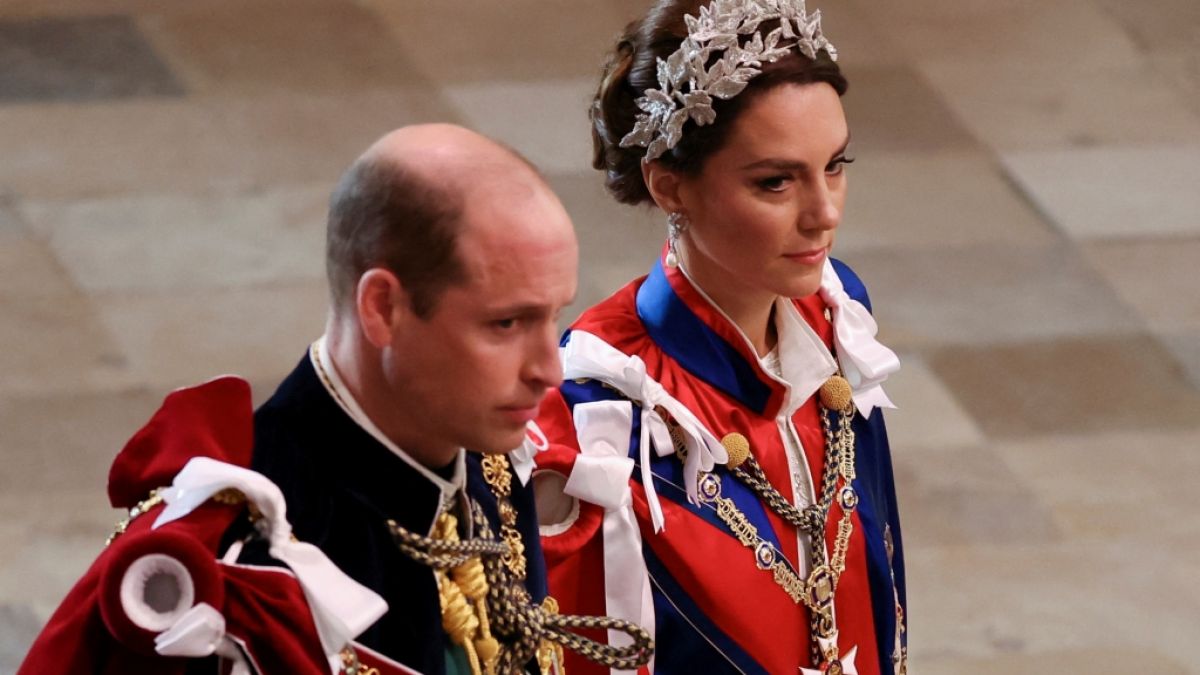 Am ersten Todestag von Queen Elizabeth II. steht Thronfolger Prinz William in der Pflicht, während sich König Charles III. zurückzieht. (Foto)