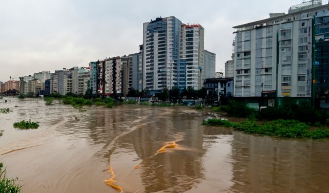 Extremwetter: Warnung in Europa.