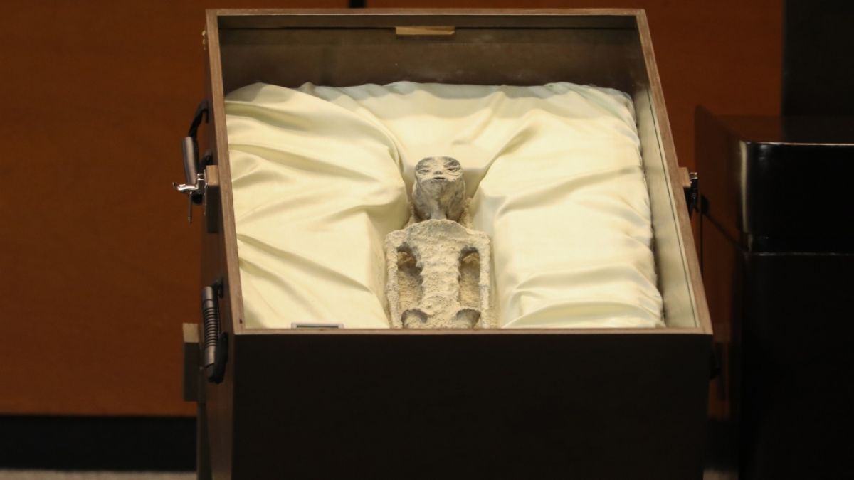 Bei der Untersuchungen der angeblichen Alien-Leichen, die in einer Mine in Peru entdeckt wurden, kam Unfassbares zutage: War eines der Wesen zum Zeitpunkt seines Todes schwanger? (Foto)