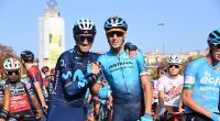 Alejandro Valverde (l.) aus Spanien und Vincenzo Nibali aus Italien stehen bei der Lombardei-Rundfahrt 2022 am Start. Wer holt sich dieses Jahr den Sieg beim Eintagesrennen?