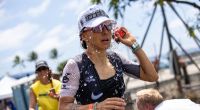 Bei der Ironman WM 2023 auf Hawaii sind nur Frauen im Einsatz. Im Bild die deutsche Athletin Anna Haug beim Rennen 2022.