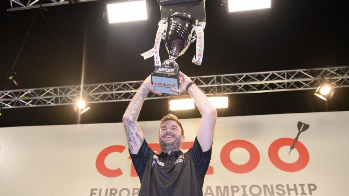 Bei der Darts-EM 2022 konnte Ross Smith den Europameistertitel erringen - kann der "Smudger" bei der European Darts Championship Ende Oktober 2023 seinen Titel verteidigen? (Foto)