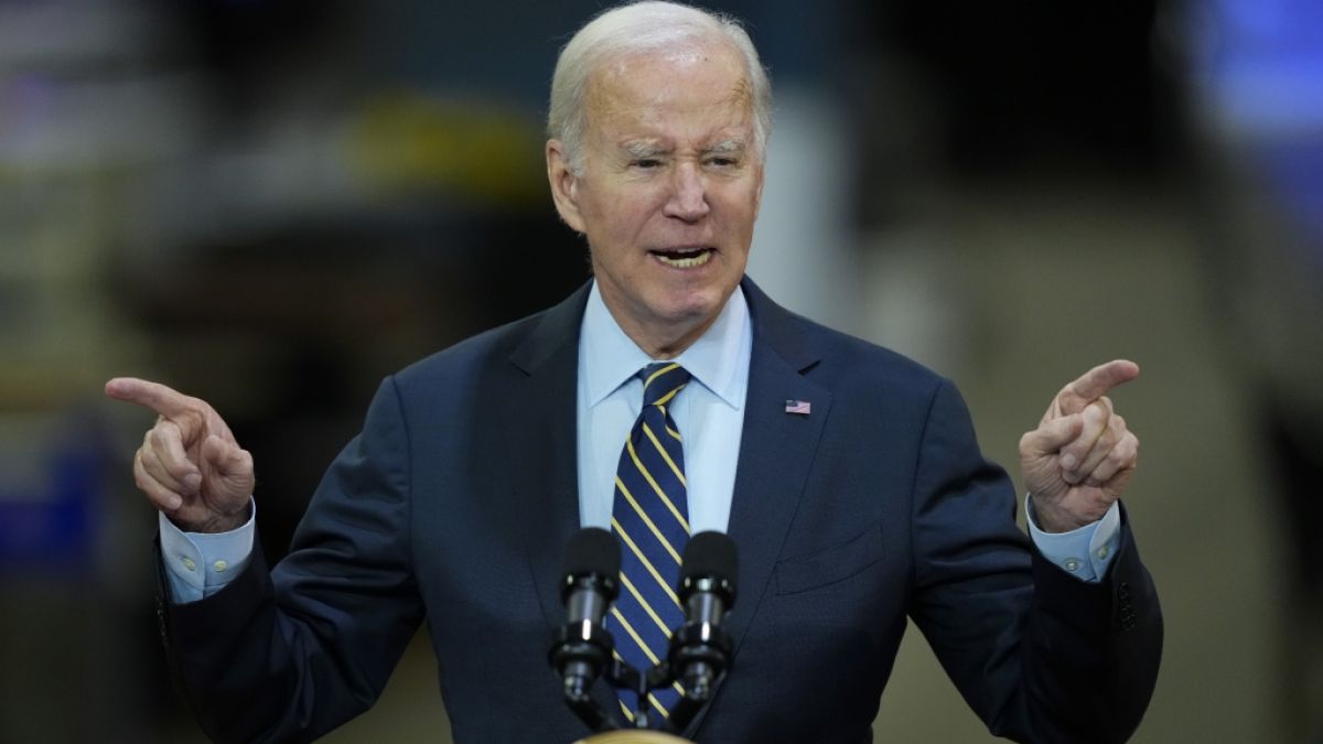 Joe Biden verwirrte mit einer Lügengeschichte in Delaware. (Foto)