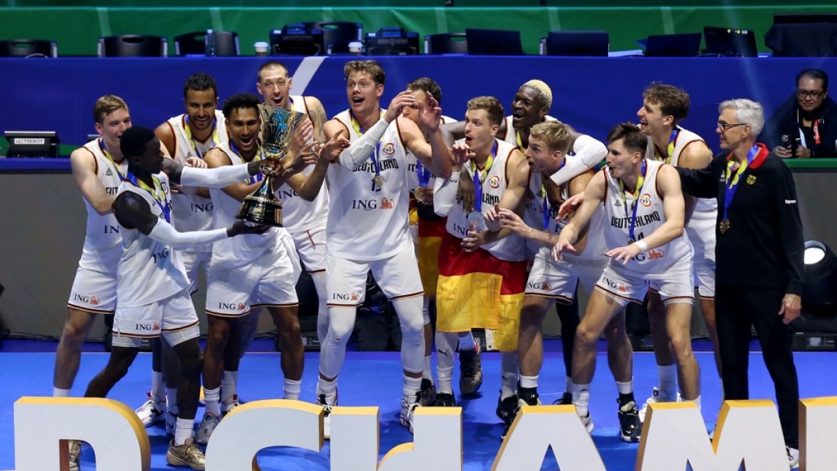 Deutschland wurde 2023 sensationell Basketball-Weltmeister. (Foto)