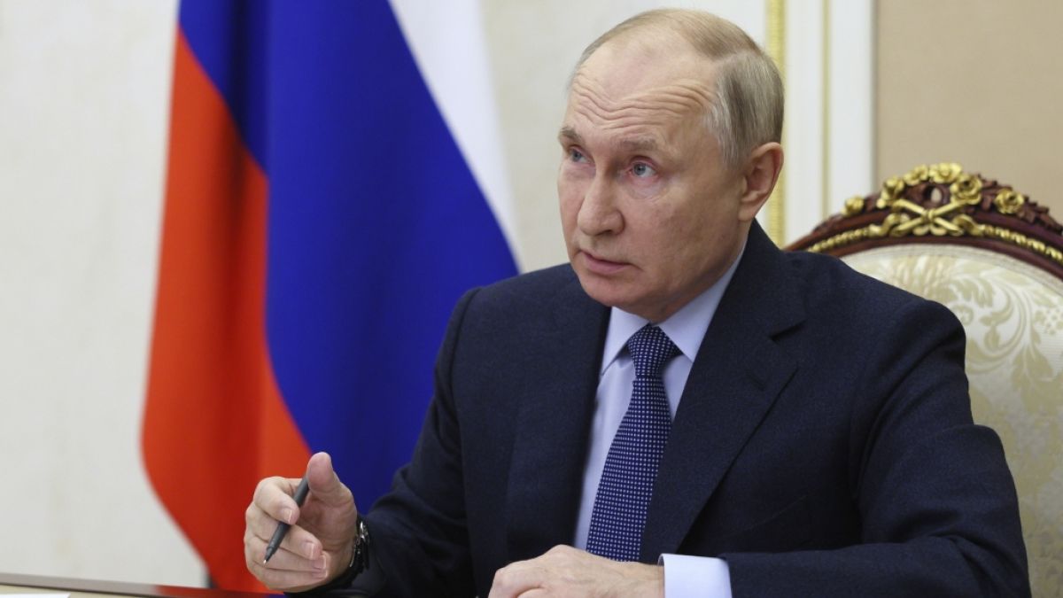 Wladimir Putin fürchtet sich vor weiteren vernichtenden Angriffen auf seine Schwarzmeerflotte. (Foto)