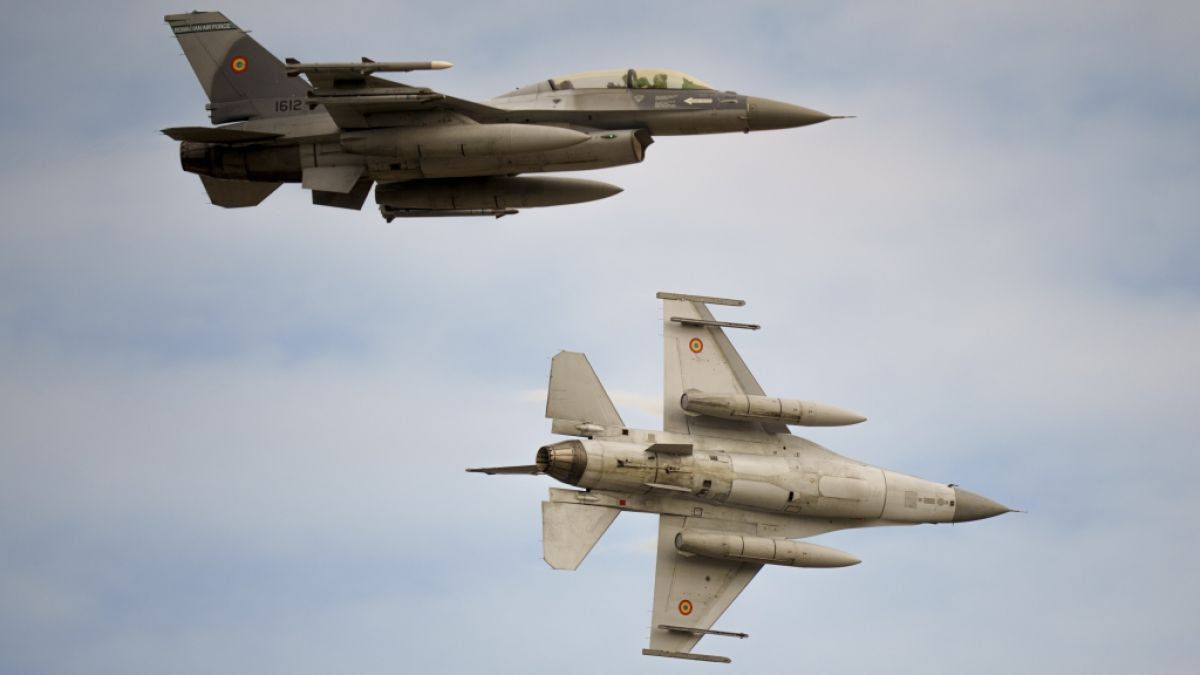 In Rumänien hat die Ausbildung ukrainischer Piloten an F-16-Kampfjets begonnen. (Foto)