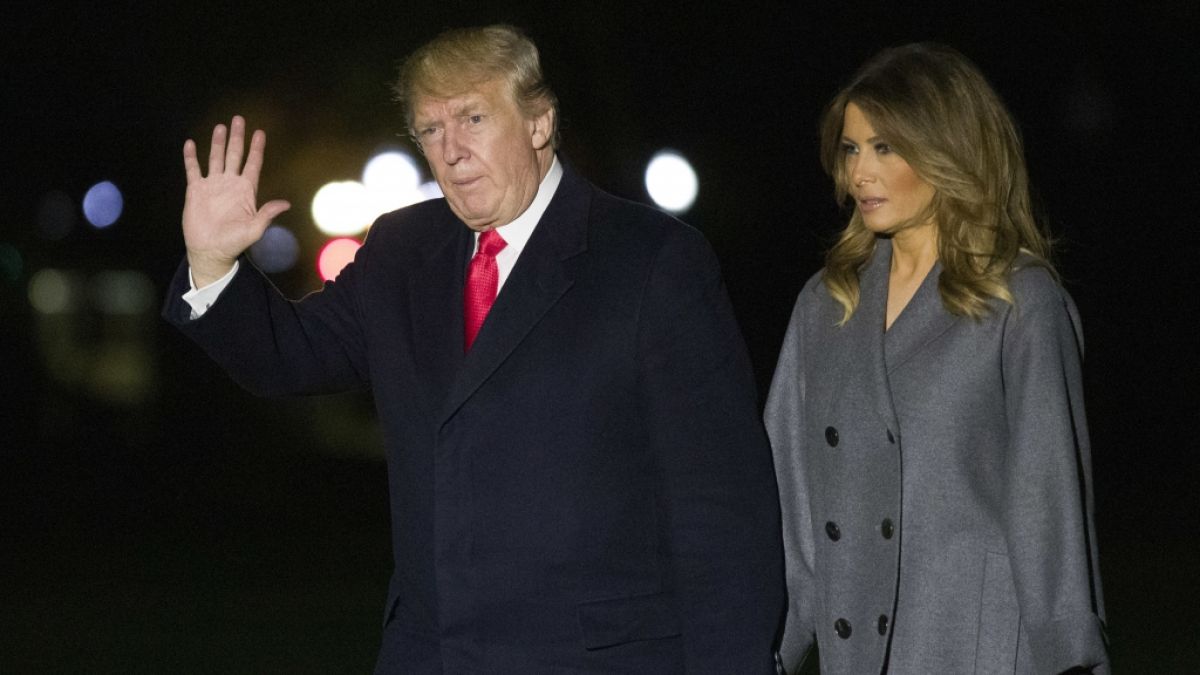 Ex-US-Präsident Donald Trump und seine Ehefrau Melania zeigen sich nur noch selten gemeinsam in der Öffentlichkeit. (Foto)