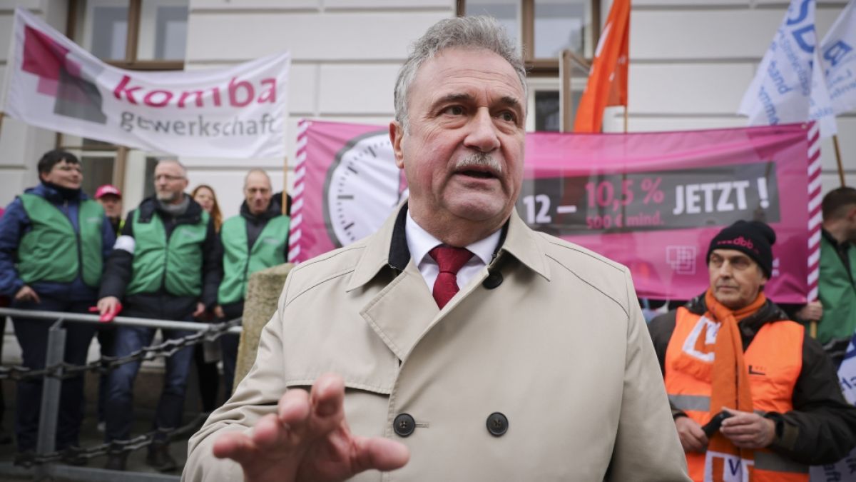 Gewerkschaftsschef Claus Weselsky schloss einen Bahnstreik über Weihnachten aus. (Foto)