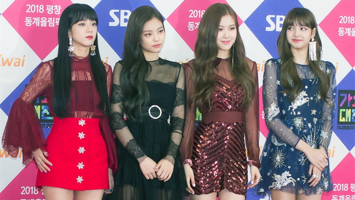 Die K-Pop-Group Blackpink im Dezember 2017 in Seoul. (Foto)