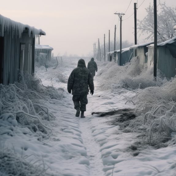 Peitschende Eiswinde! Putins Soldaten droht der Kälte-Tod