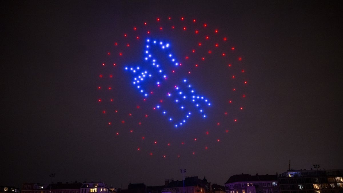 Kann eine Drohnenshow das Silvester-Feuerwerk ersetzen? (Foto)