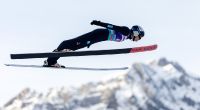 Skispringer Andreas Wellinger aus Deutschland in Aktion.