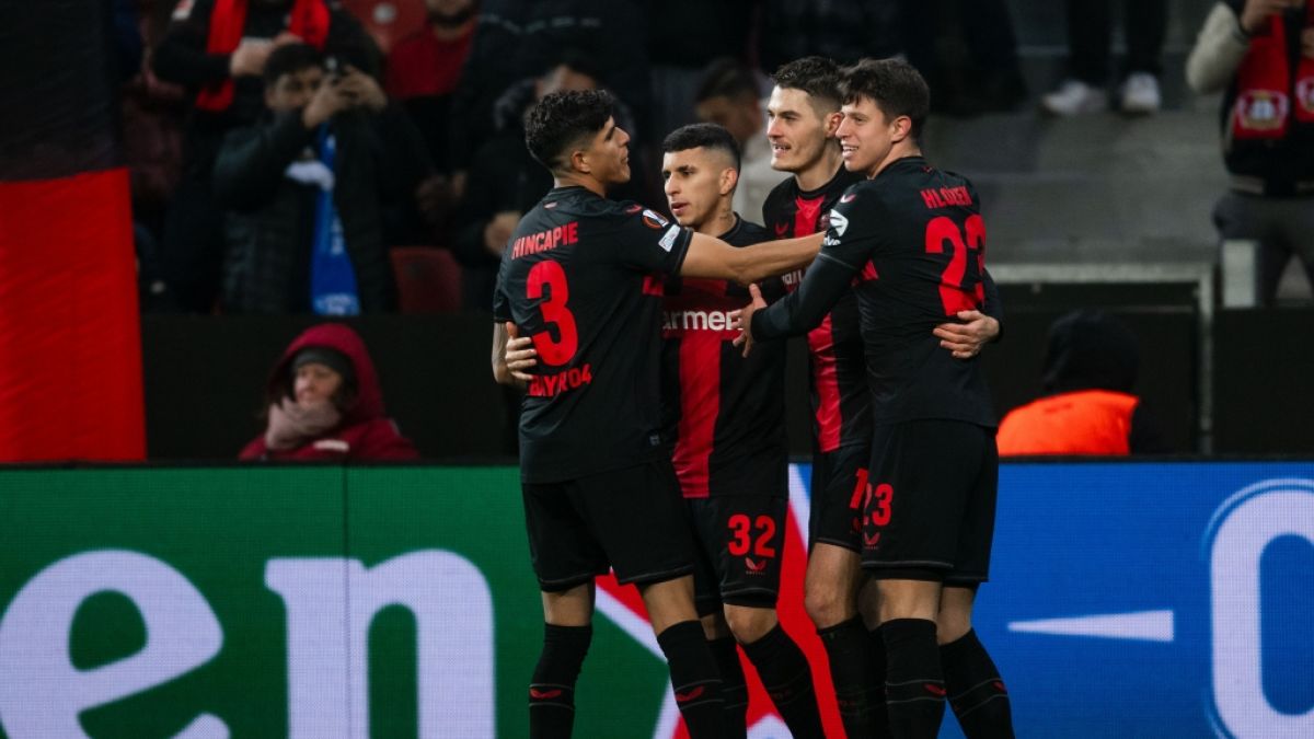 Bayer Leverkusen feierte in der Europa League einen 5:1-Sieg gegen Molde FK. (Foto)
