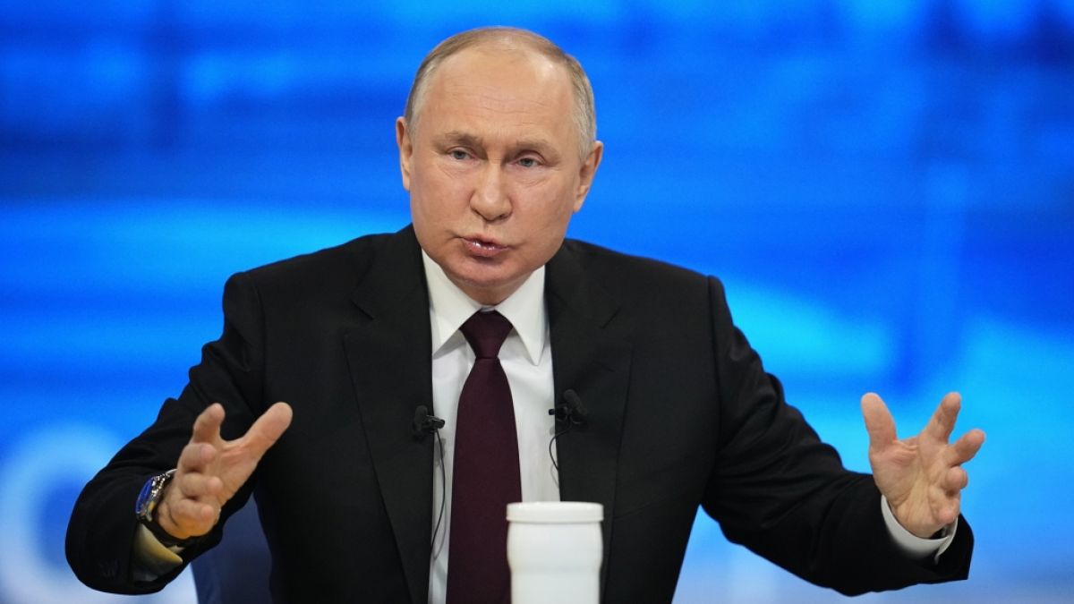Auch 2023 gab es genügend irre Putin-Meldungen. (Foto)