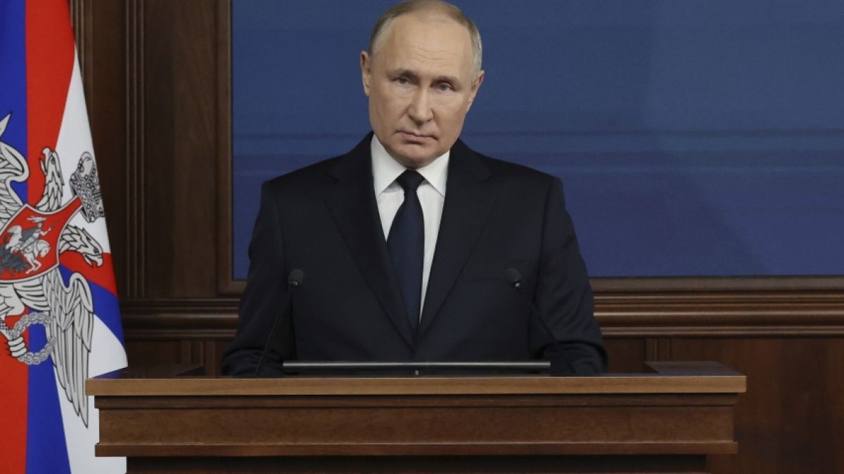 Wladimir Putin soll ein Kriegsschiff durch die Ukraine verloren haben. (Foto)