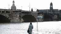 In Dresden herrscht Hochwasser-Alarmstufe 3.
