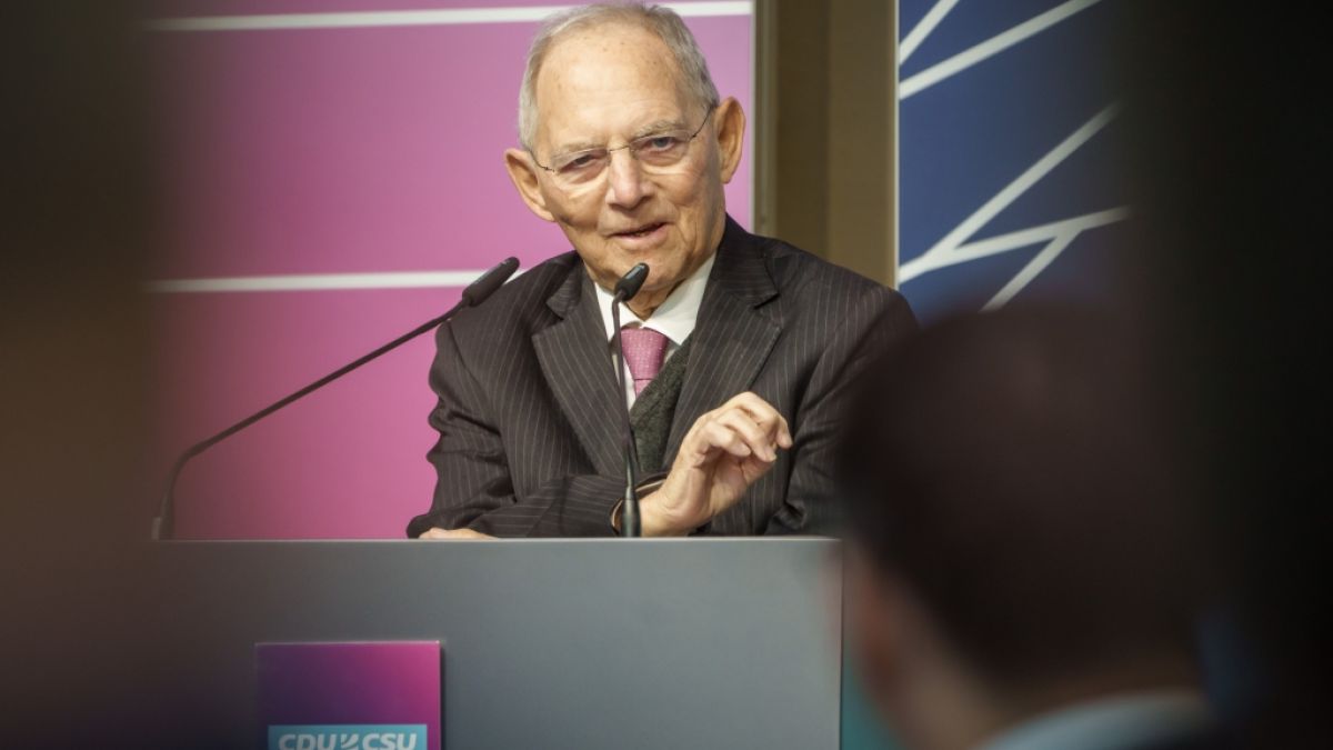 Die deutsche Politik nimmt Abschied von Wolfgang Schäuble. (Foto)