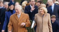 König Charles III. und seine royale Verwandtschaft zeigten sich Ende 2023 bester Laune beim gemeinsamen Besuch des Weihnachtsgottesdienstes in Sandringham.