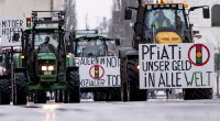 In München blockieren die Bauern mit ihren Protesten die Innenstadt.