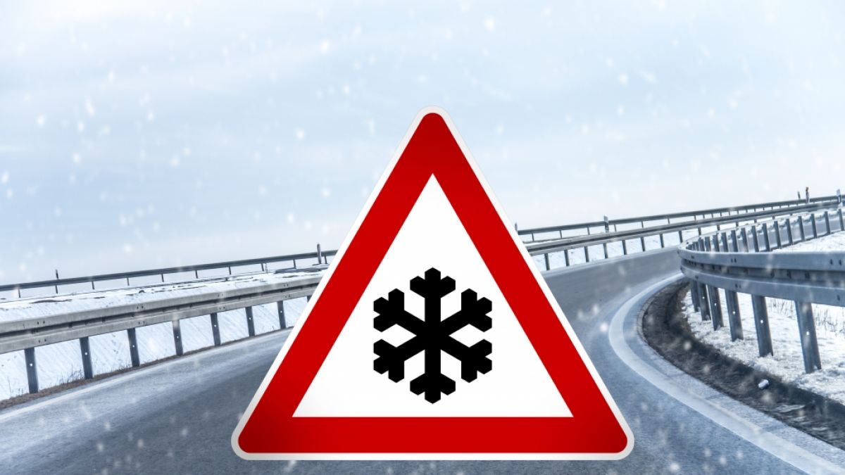 Achtung! Der Deutsche Wetterdienst warnt auch in den kommenden Tagen vor Schnee und Eisglätte. (Foto)