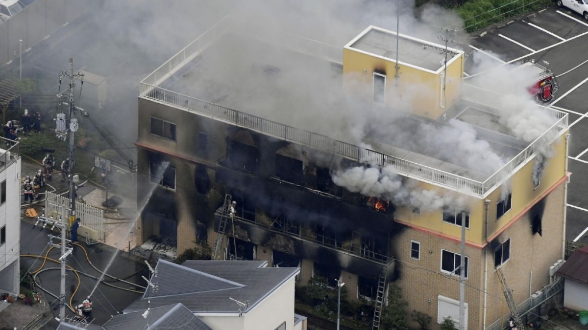 2019 wurde im Zeichentrickfilm-Studio KyoAni ein tödlicher Brandanschlag verübt. 36 Menschen kamen zu Tode. (Foto)