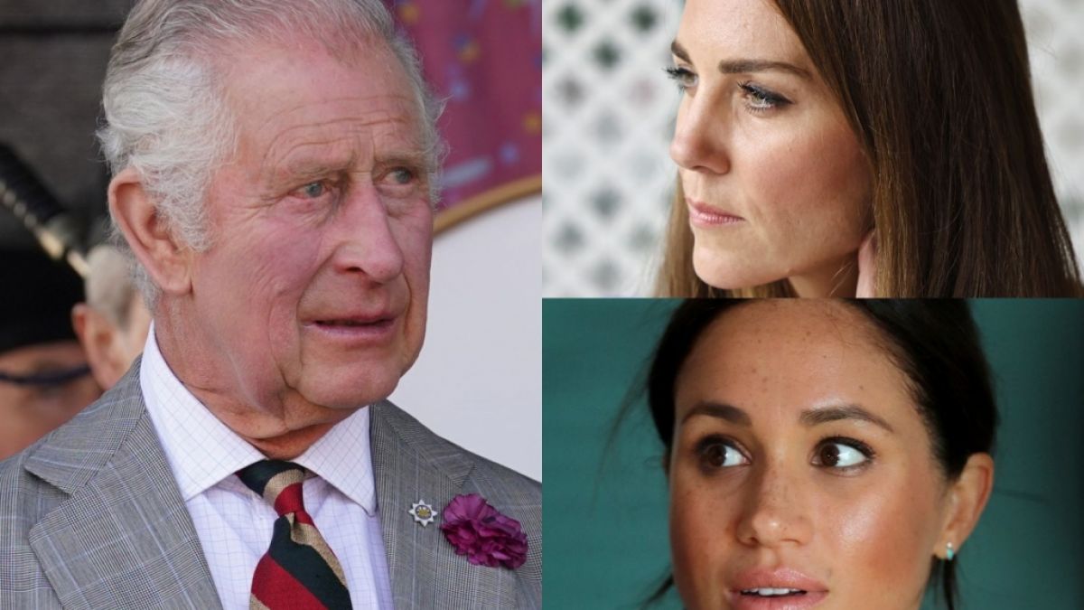 König Charles III., Prinzessin Kate und Meghan Markle waren auch in dieser Woche Dauergäste in den Royals-News. (Foto)