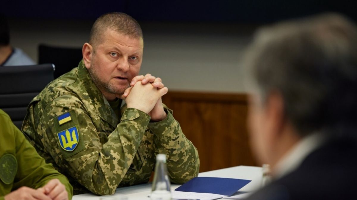 Armee-Chef Walerij Saluschnyj gilt bei den ukrainischen Soldaten als beliebt. (Foto)