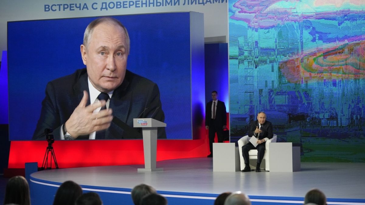 Wladimir Putin soll bei einem Treffen mit seinem Wahlkampfaktivisten Angst vor einem möglichen Attentat auf ihn gehabt haben. (Foto)